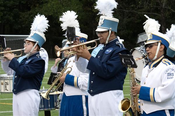 Southern High School Marching Band Performing